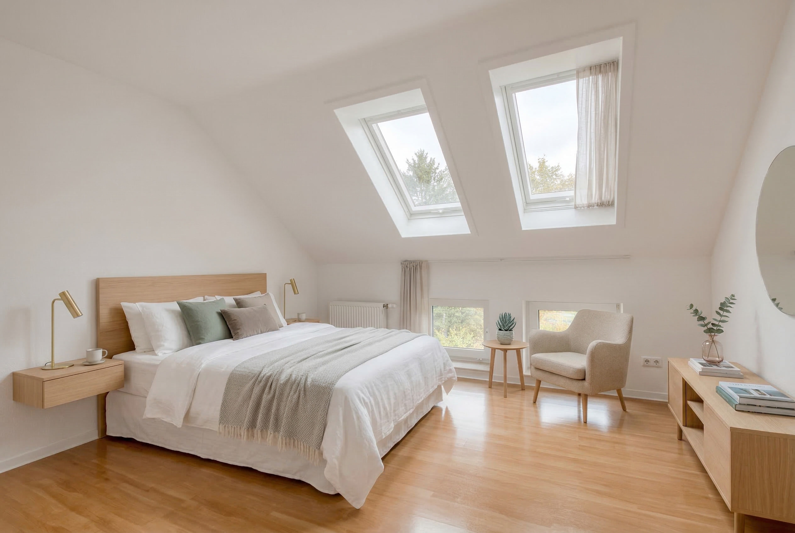 Hotelzimmer mit Gästen